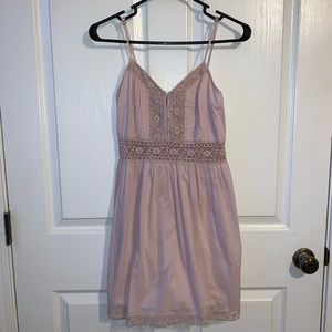 short blush dress